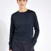 Vuori Daydream Crew - Black Heather -The Sports Edit Vuori Daydream Crew VW133 HBK Black Heather 0001