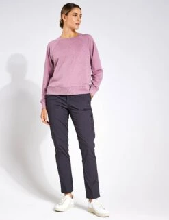 Vuori Long-Sleeve Halo Crew - Orchid Heather 8 Vuori Long-Sleeve Halo Crew - Orchid Heather -The Sports Edit Vuori L S Halo Crew VW241 HOD Orchid Heather 0002