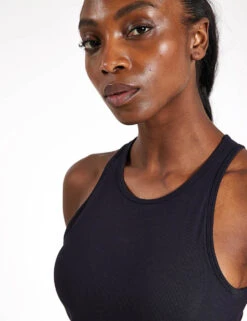 Vuori Pose Plyo Tank - Black -The Sports Edit Vuori Pose Plyo Tank VW1009 BLK Black 0023