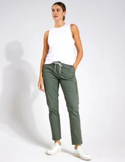 Vuori Ripstop Pant - Army -The Sports Edit Vuori ripstop pant army 0012