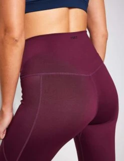 Kickstart Pocket 7/8 Legging - Fig -The Sports Edit YMO 7 8 Pocket leggings FIG 0104