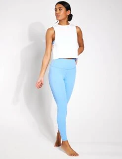 Crop It Tank - White -The Sports Edit YMO Crop It Tank YMOOP09 WHITE 0022
