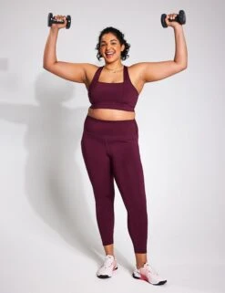 Spark Cross Strap Bra - Fig -The Sports Edit YMO Cross Strap Bra FIG 0014