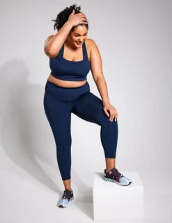 Spark Cross Strap Bra - Navy 15 Spark Cross Strap Bra - Navy -The Sports Edit YMO Cross Strap Bra NAVY 0074