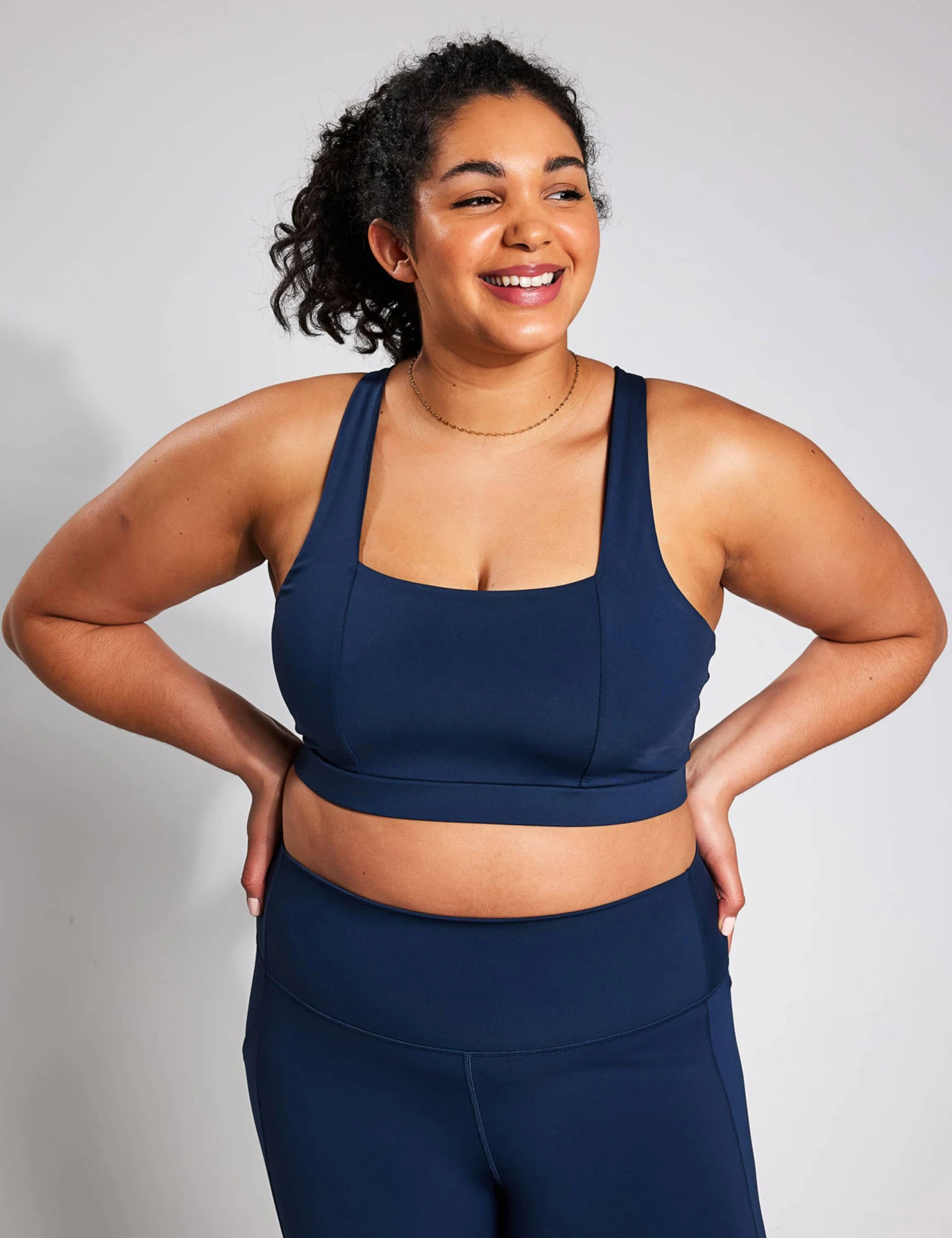 Spark Cross Strap Bra - Navy 4 Spark Cross Strap Bra - Navy - Image 2