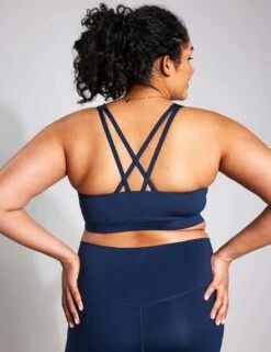 Spark Cross Strap Bra - Navy 14 Spark Cross Strap Bra - Navy -The Sports Edit YMO Cross Strap Bra NAVY 0090