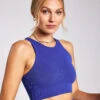 Full Circle Seamless Bra - Mazarine -The Sports Edit YMO Full Circle Seamless Bra Mazzarine Blue 0006