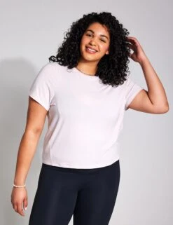 All In Tee - Soft Pink -The Sports Edit YMO Loose Studio Tee SOFT PINK 0058