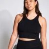 Full Circle Seamless Bra - Black -The Sports Edit YMO Seamless Bra BLACK 0006
