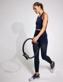 Full Circle Seamless Bra - Navy -The Sports Edit YMO Seamless Bra NAVY 0025