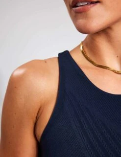 Full Circle Seamless Bra - Navy -The Sports Edit YMO Seamless Bra NAVY 0069