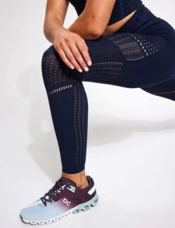Full Circle Seamless Legging - Navy -The Sports Edit YMO Seamless Legging NAVY 0118
