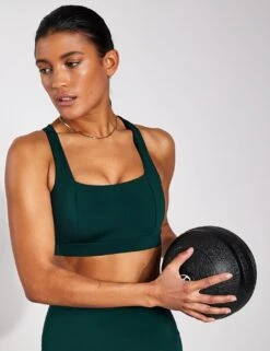 Spark Cross Strap Bra - Rainforest -The Sports Edit YMO Spark Cross Strap Bra YMOBRA03 RAINFOREST 0015