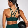 Spark Cross Strap Bra - Rainforest -The Sports Edit YMO Spark Cross Strap Bra YMOBRA03 RAINFOREST 0048