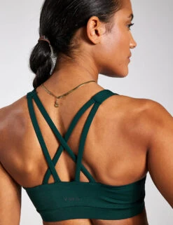 Spark Cross Strap Bra - Rainforest -The Sports Edit YMO Spark Cross Strap Bra YMOBRA03 RAINFOREST 0051