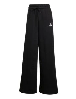 ADIDAS 3-Stripes Fleece Wide Pant - Black -The Sports Edit adidas 3 stripes fleece wide pant black kb5323 6