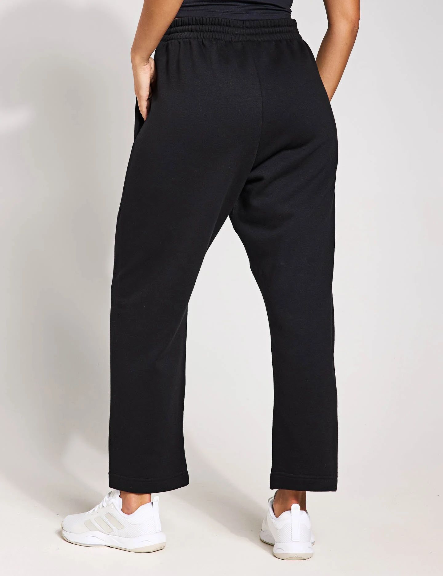 ADIDAS ALL SZN Fleece Barrel Leg Joggers - Black 4 ADIDAS ALL SZN Fleece Barrel Leg Joggers - Black - Image 2