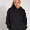 ADIDAS ALL SZN Fleece Loose Hoodie - Black 1 ADIDAS ALL SZN Fleece Loose Hoodie - Black -The Sports Edit adidas ALL SZN Fleece Loose Hoodie Black IW1025S 0002