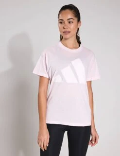 ADIDAS Essentials Winners T-Shirt - Clear Pink/White
