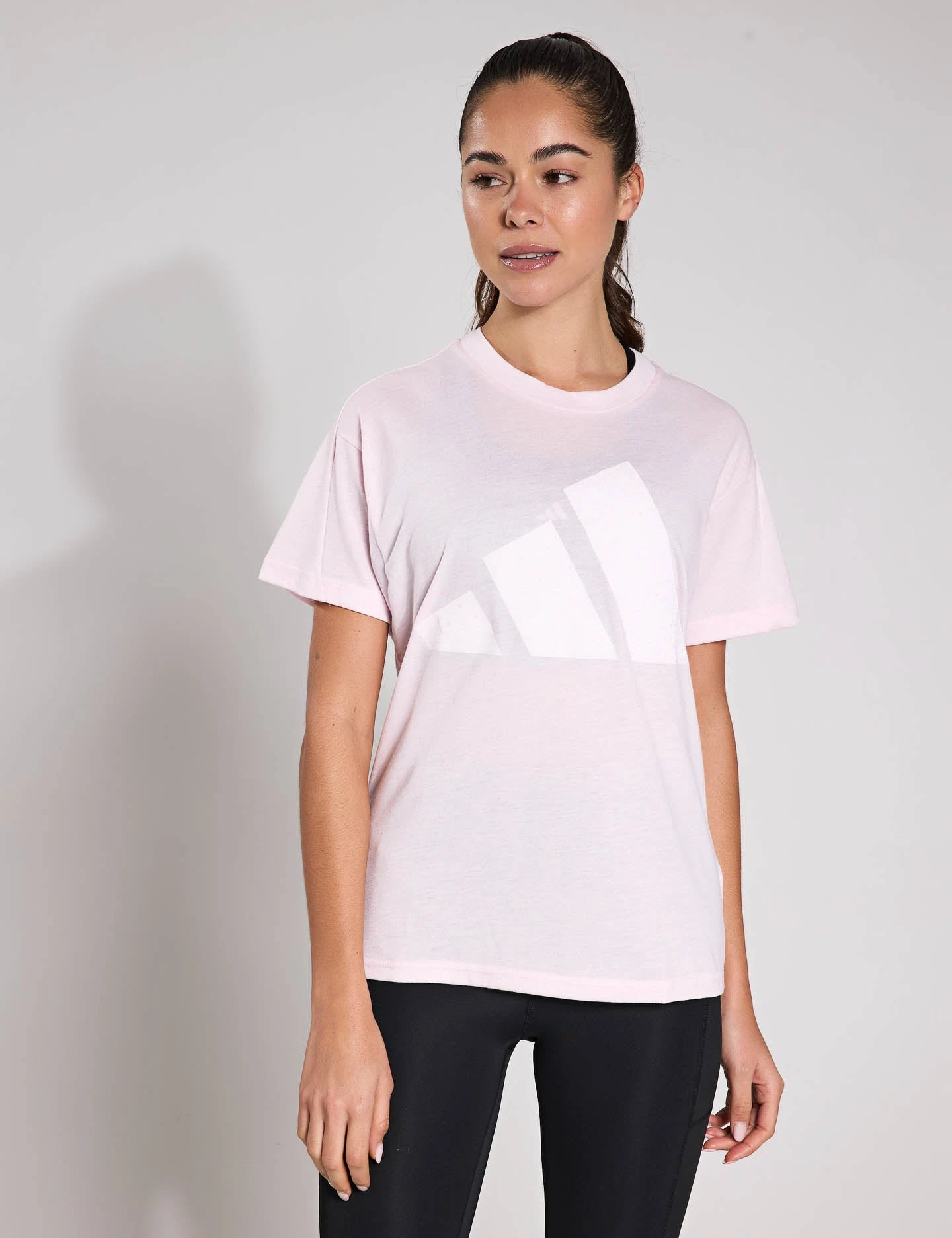 ADIDAS Essentials Winners T-Shirt - Clear Pink/White 3 ADIDAS Essentials Winners T-Shirt - Clear Pink/White
