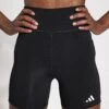 ADIDAS Own The Run Short Leggings 5' - Black -The Sports Edit adidas Own the Run Short Leggings Black IS9919S 0001
