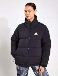 ADIDAS Helionic Relaxed Down Jacket - Black -The Sports Edit adidas W HELIONIC RLX BLACK HG8696BLACK BLACK 0024