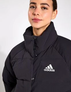 ADIDAS Helionic Relaxed Down Jacket - Black -The Sports Edit adidas W HELIONIC RLX BLACK HG8696BLACK BLACK 0026