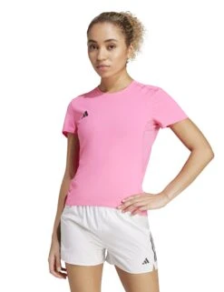 ADIDAS Adizero Essentials Running T-Shirt - Lucid Pink