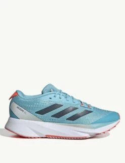ADIDAS Adizero SL Shoes - Light Aqua/Carbon/Solar Red