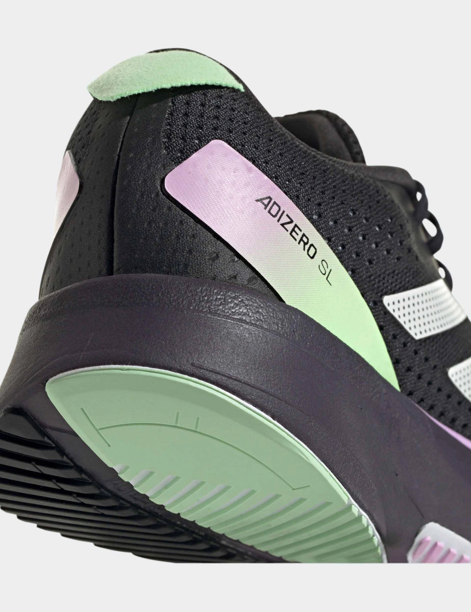 ADIDAS Adizero SL Shoes - Core Black/Zero Metalic/Green Spark 6 ADIDAS Adizero SL Shoes - Core Black/Zero Metalic/Green Spark - Image 4