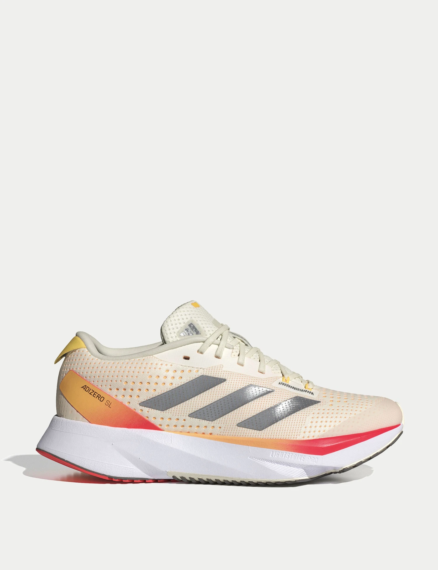 ADIDAS Adizero SL Shoes - Ivory/Iron Metallic/Spark 3 ADIDAS Adizero SL Shoes - Ivory/Iron Metallic/Spark