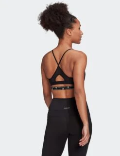 ADIDAS Aeroreact Training Light-Support Bra - Black -The Sports Edit adidas aeroreact training light support bra black hb9884 8