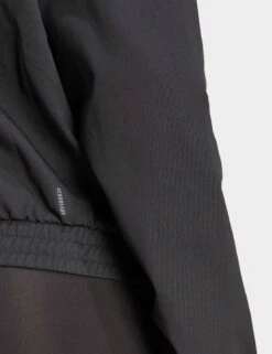 ADIDAS AEROREADY Train Essentials Woven Quarter-Zip Track Jacket - Black/White -The Sports Edit adidas aeroready train essentials woven quarter zip track jacket black white hz5636 3