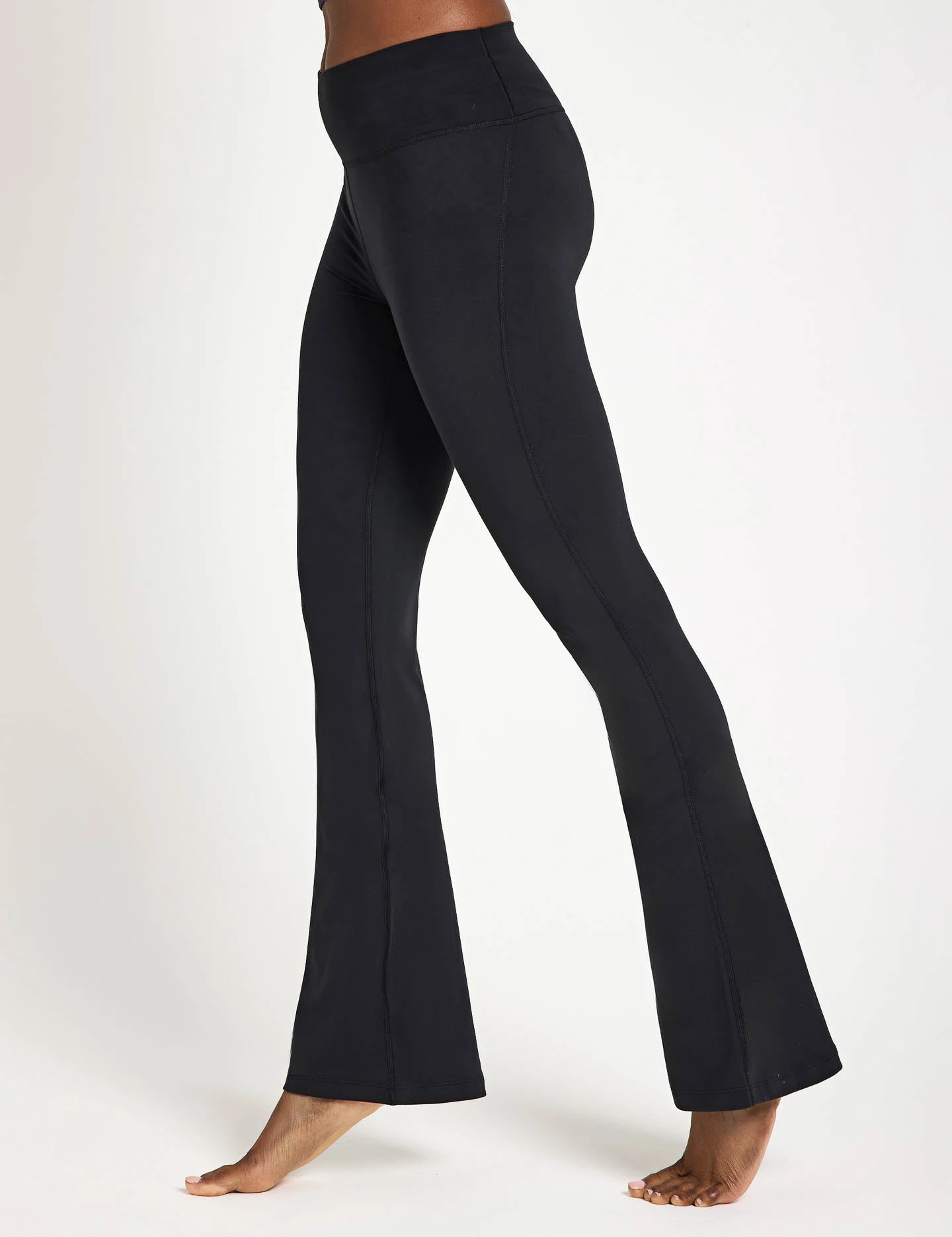 ADIDAS All Me Essentials Flare Leggings - Black 3 ADIDAS All Me Essentials Flare Leggings - Black