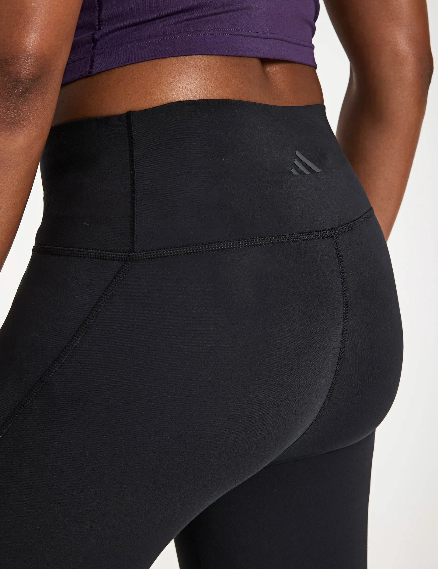 ADIDAS All Me Essentials Flare Leggings - Black 5 ADIDAS All Me Essentials Flare Leggings - Black - Image 3