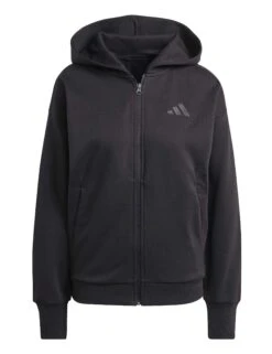 ADIDAS ALL SZN Fleece Full-Zip Hoodie - Black 13 ADIDAS ALL SZN Fleece Full-Zip Hoodie - Black -The Sports Edit adidas all szn fleece full zip hoodie black ix3809 7