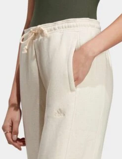 ADIDAS ALL SZN Fleece Joggers - Ecru Tint Melange -The Sports Edit adidas all szn fleece joggers ecru tint melange ic6460 5