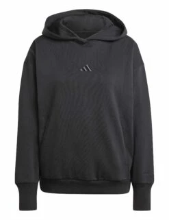 ADIDAS ALL SZN Fleece Loose Hoodie - Black -The Sports Edit adidas all szn fleece loose hoodie black iw1025 6
