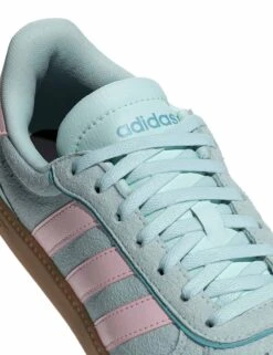 ADIDAS Breaknet Sleek Shoes - Halo Mint/Clear Pink/Mint Ton -The Sports Edit adidas breaknet sleek shoes mint pink jr0688 3