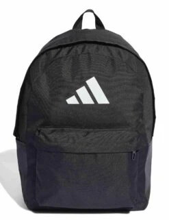 ADIDAS Classic 3 Bar Logo Backpack - Black/White