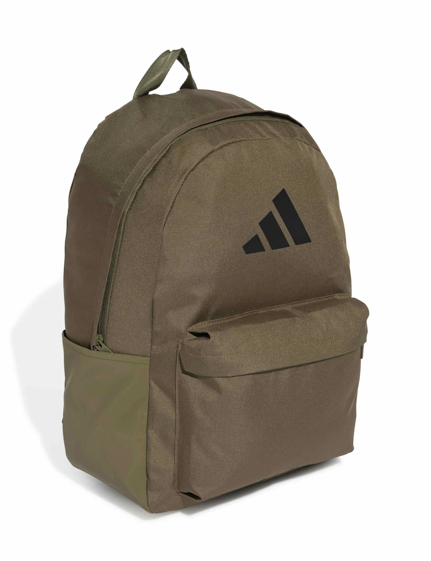 ADIDAS Classic 3 Bar Logo Backpack - Olive Strata/Black 4 ADIDAS Classic 3 Bar Logo Backpack - Olive Strata/Black - Image 2