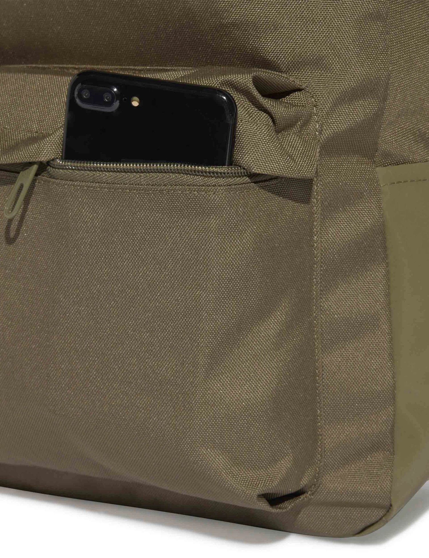 ADIDAS Classic 3 Bar Logo Backpack - Olive Strata/Black 8 ADIDAS Classic 3 Bar Logo Backpack - Olive Strata/Black - Image 6