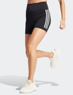 ADIDAS DailyRun 3 Stripes 5" Leggings - Black