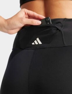 ADIDAS DailyRun 3 Stripes 5" Leggings - Black -The Sports Edit adidas dailyrun 3 stripes 5in leggings black il7441 3