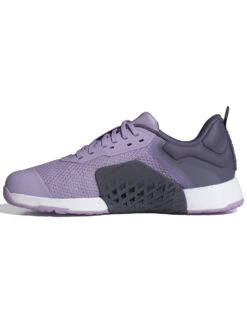 ADIDAS Dropset 3 Strength Training Shoes - Powder Plum/Cloud White/Preloved Violet -The Sports Edit adidas dropset 3 strength training shoes plum white violet jr1752 6