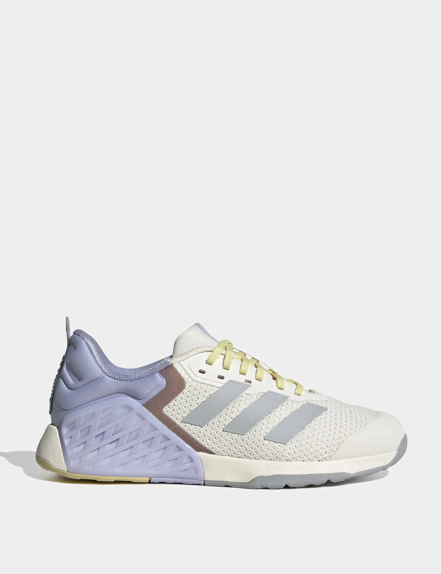 ADIDAS Dropset 3 Strength Training Shoes - Chalk White/Halo Silver/Violet Tone 3 ADIDAS Dropset 3 Strength Training Shoes - Chalk White/Halo Silver/Violet Tone