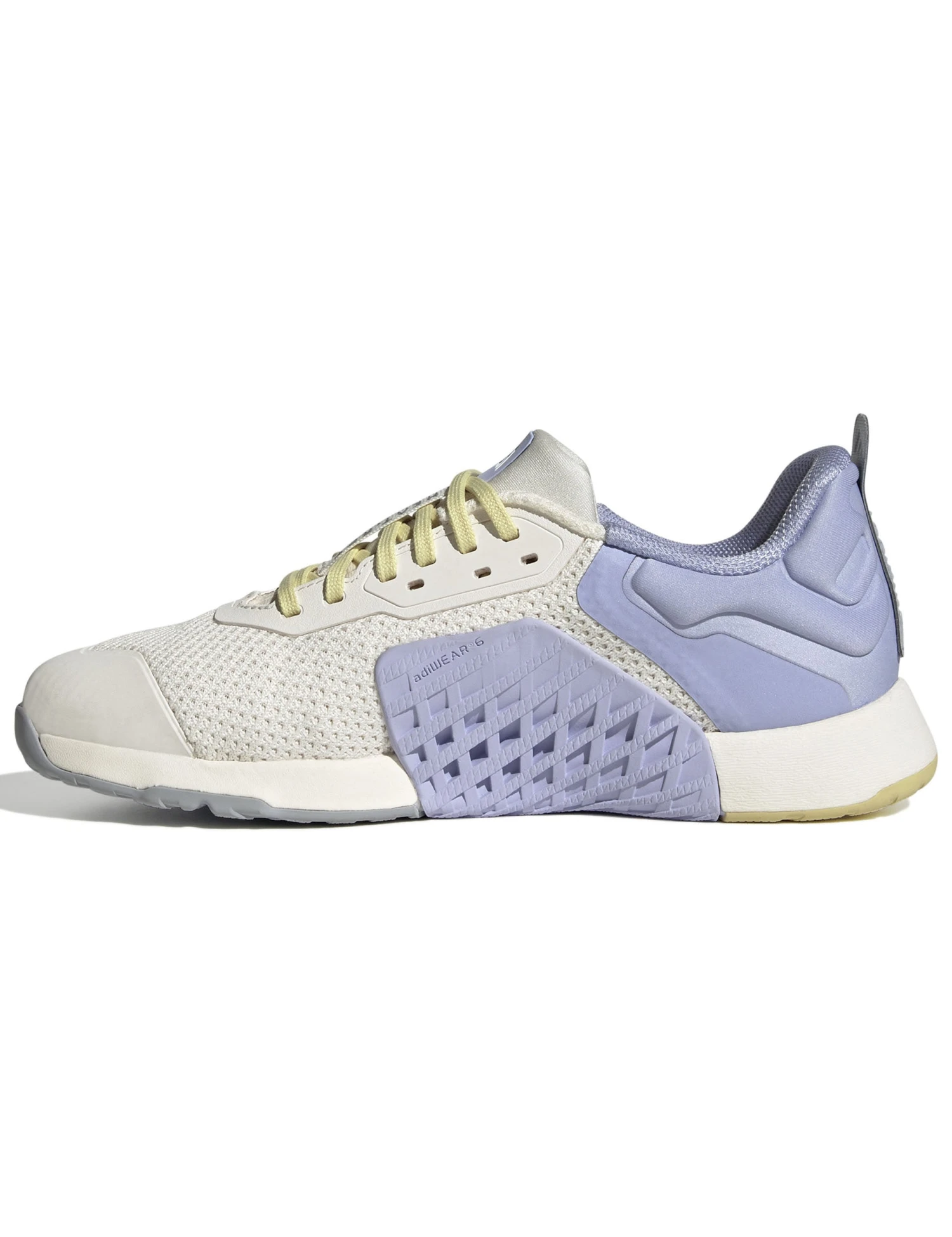 ADIDAS Dropset 3 Strength Training Shoes - Chalk White/Halo Silver/Violet Tone 6 ADIDAS Dropset 3 Strength Training Shoes - Chalk White/Halo Silver/Violet Tone - Image 4