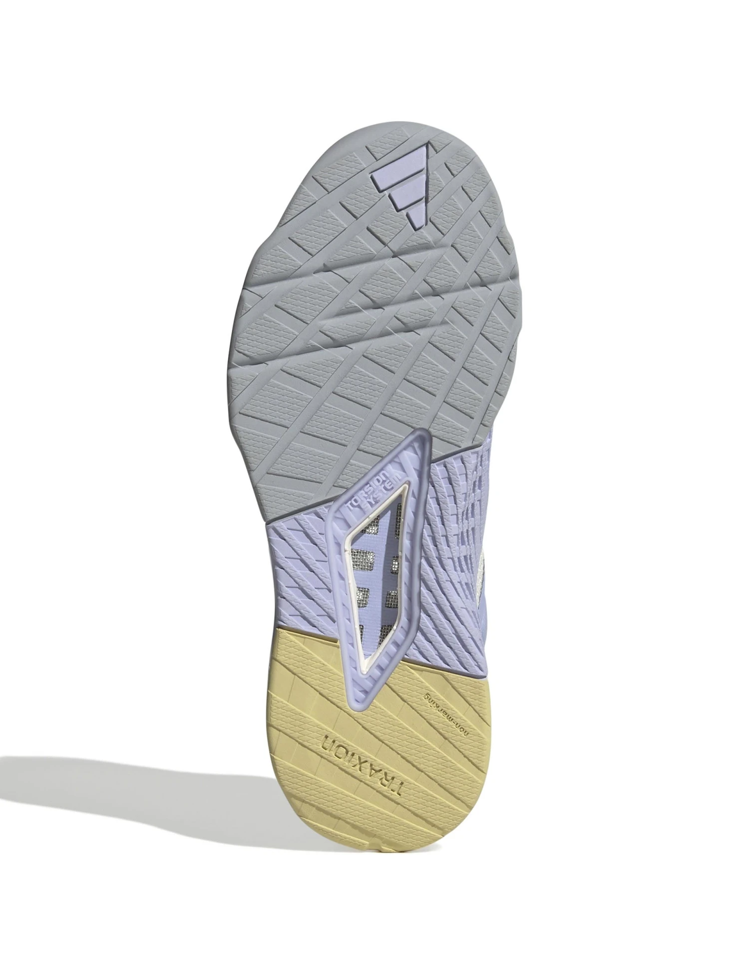 ADIDAS Dropset 3 Strength Training Shoes - Chalk White/Halo Silver/Violet Tone 8 ADIDAS Dropset 3 Strength Training Shoes - Chalk White/Halo Silver/Violet Tone - Image 6