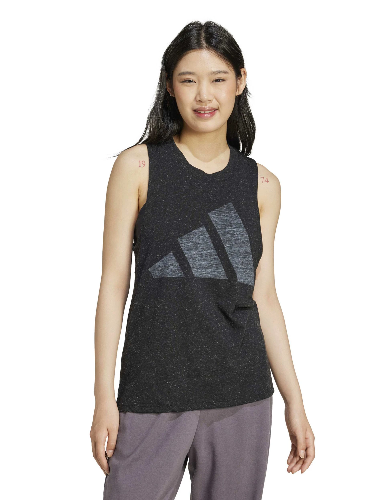 ADIDAS Essentials Winners Tank Top - Black/White 3 ADIDAS Essentials Winners Tank Top - Black/White
