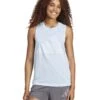 ADIDAS Essentials Winners Tank Top - Glow Blue/White -The Sports Edit adidas essentials winners tank blue white jg8717 1